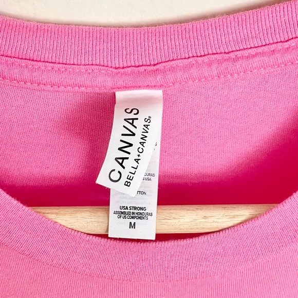 Taking My Sweet Time Font Butterfly Graphic Pink T Shirt Adult size Medium - Picture 7 of 8